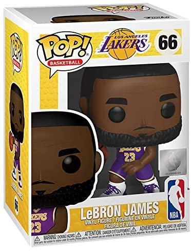 NBA Lakers LeBron James (Purple Jersey) 10-Inch Funko Pop! Vinyl Figure