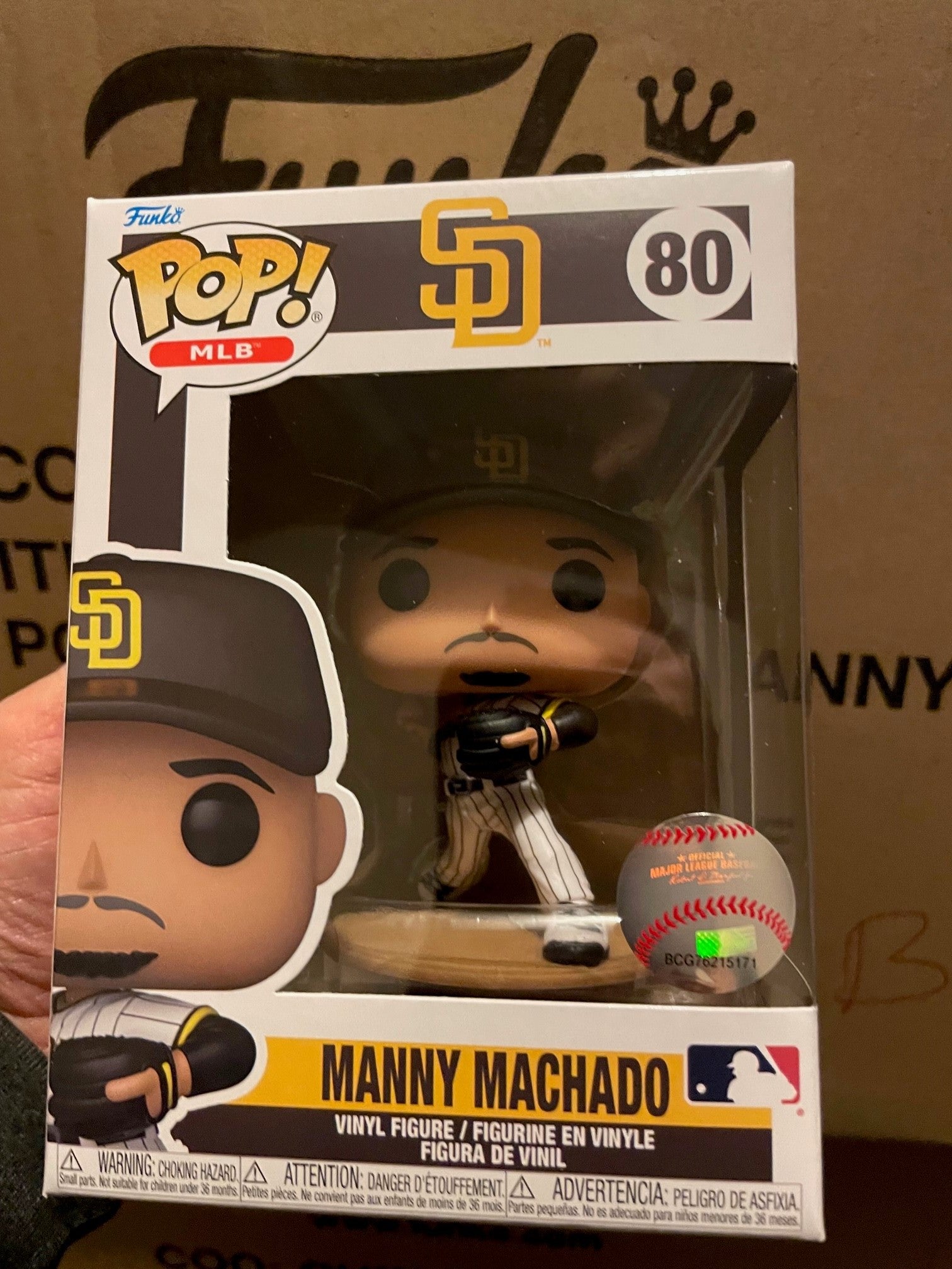  Funko Pop! MLB: Padres - Manny Machado (Home Jersey) : Funko:  Sports & Outdoors