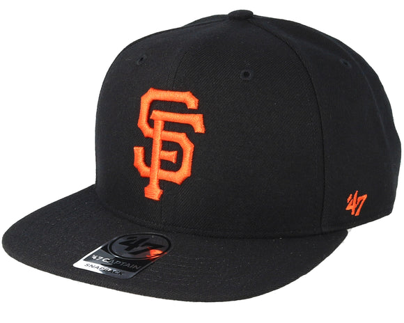 Men's San Francisco Giants '47 Orange No Shot Captain Snapback Hat