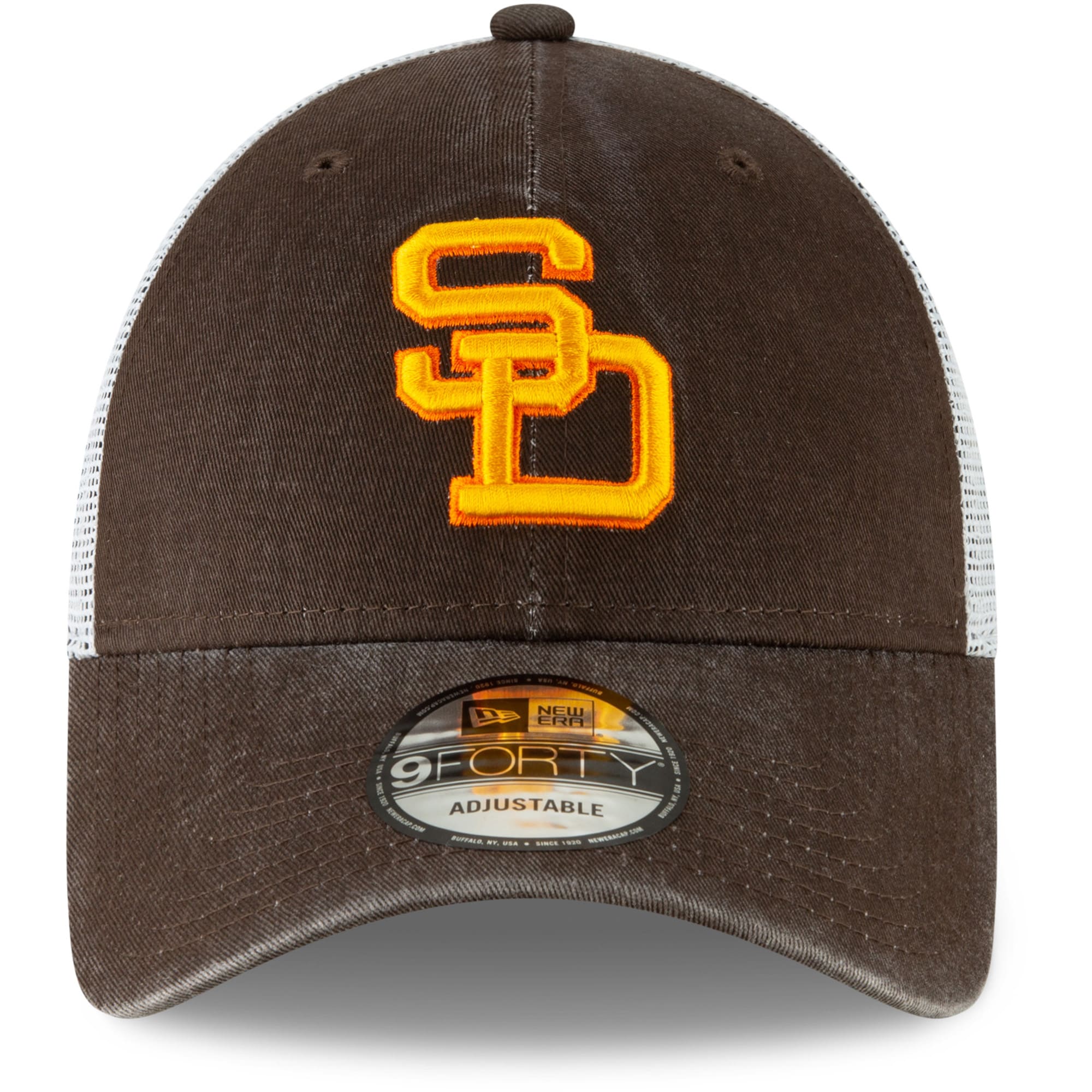 Men's San Diego Padres New Era Brown Cooperstown Collection Vintage Fit  59FIFTY Fitted Hat