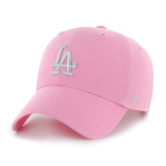 MLB Los Angeles Dodgers '47 Pink LA Clean Up Adjustable Hat - Just Sports