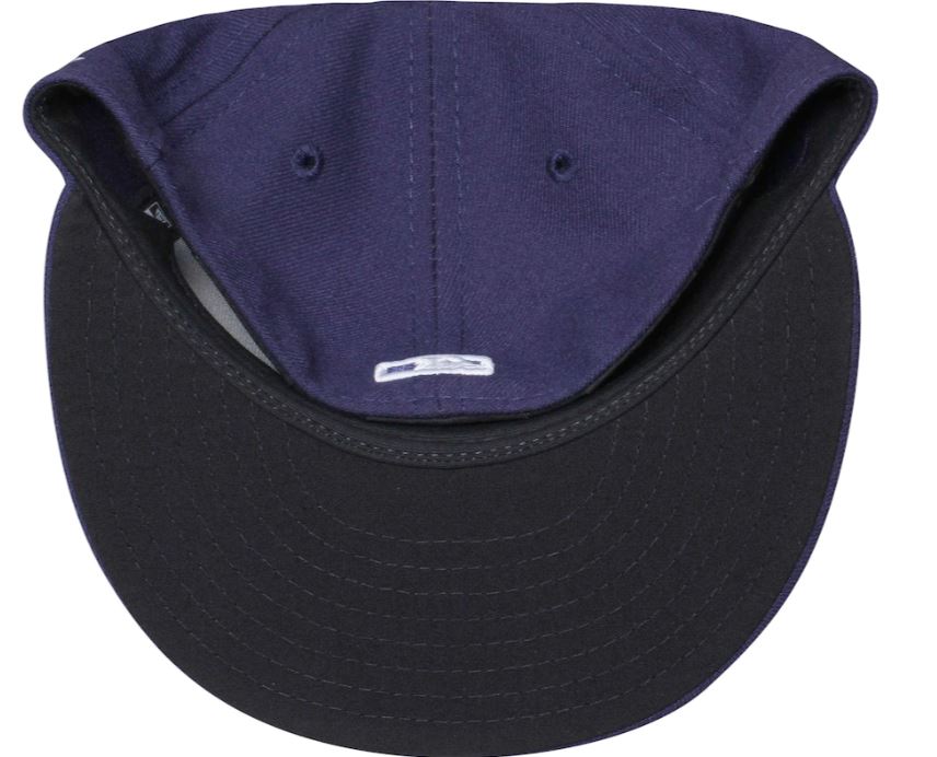 Newera 59FIFTY San Diego Padres Navy/Ultra Blue Script Fitted Hat 7